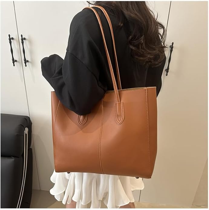Valentine | Cabas en Cuir Vegan + Pochette Assortie SEAME