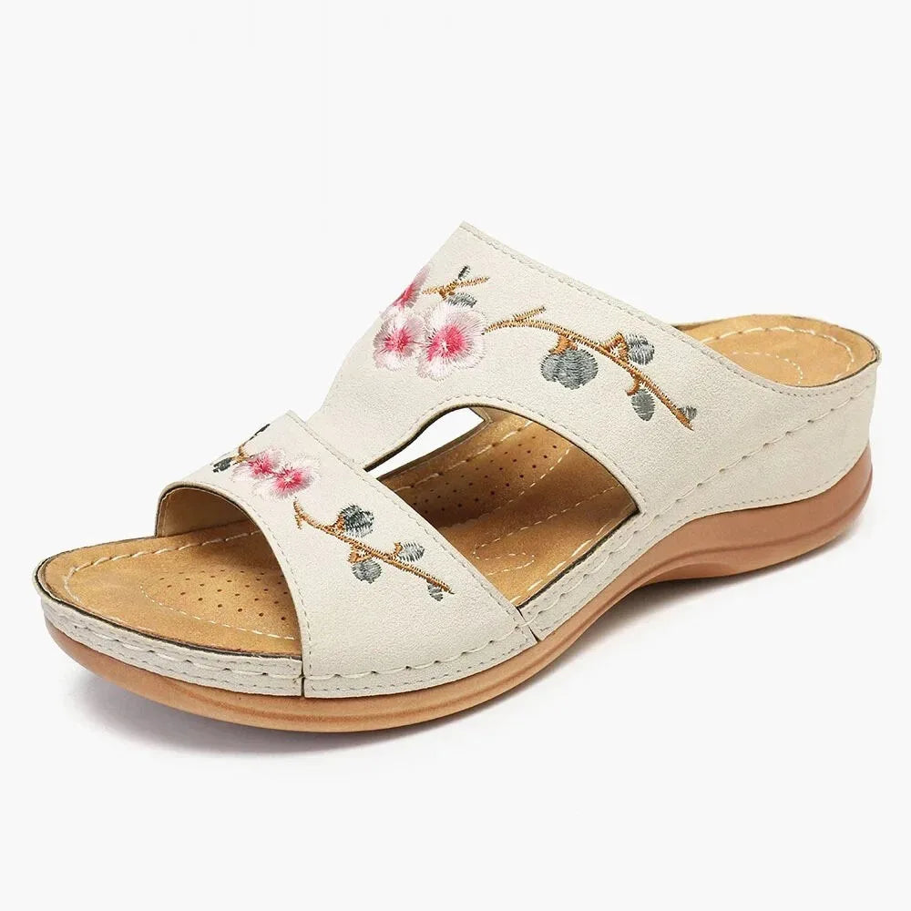 Mules Confort Fleuries