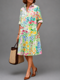 Paige | Robe midi soignée et élégante