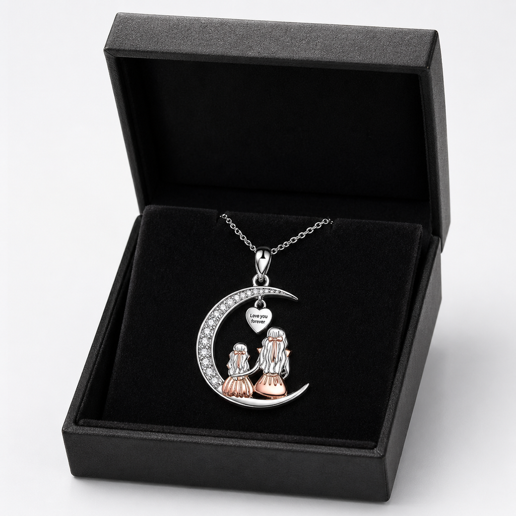 Collier Maman & Fille – Amour Éternel