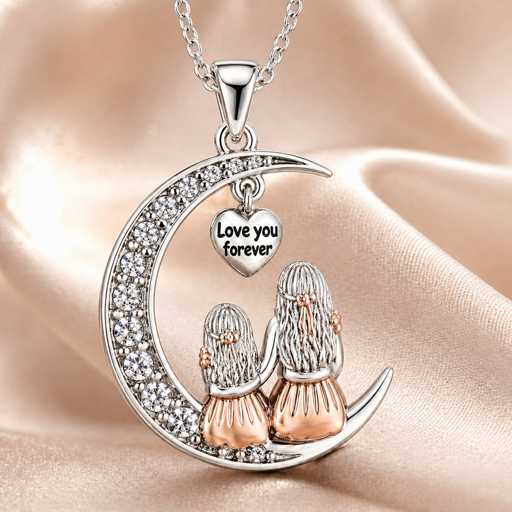 Collier Maman & Fille – Amour Éternel
