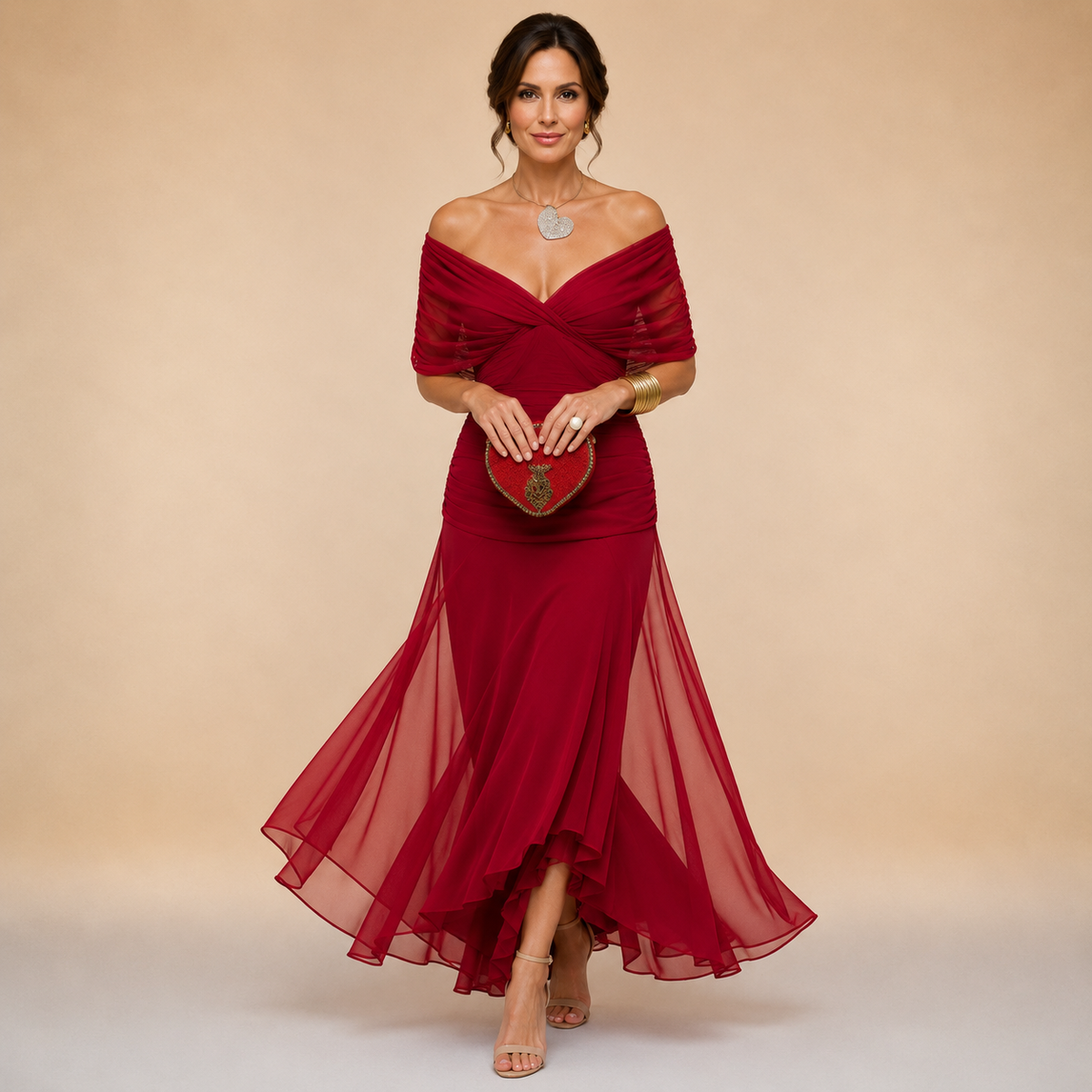 Mikaela | V-Neck Wrap Maxi Dress Maggie & Claire Melbourne