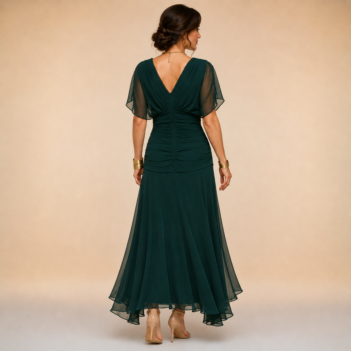 Mikaela | V-Neck Wrap Maxi Dress Maggie & Claire Melbourne