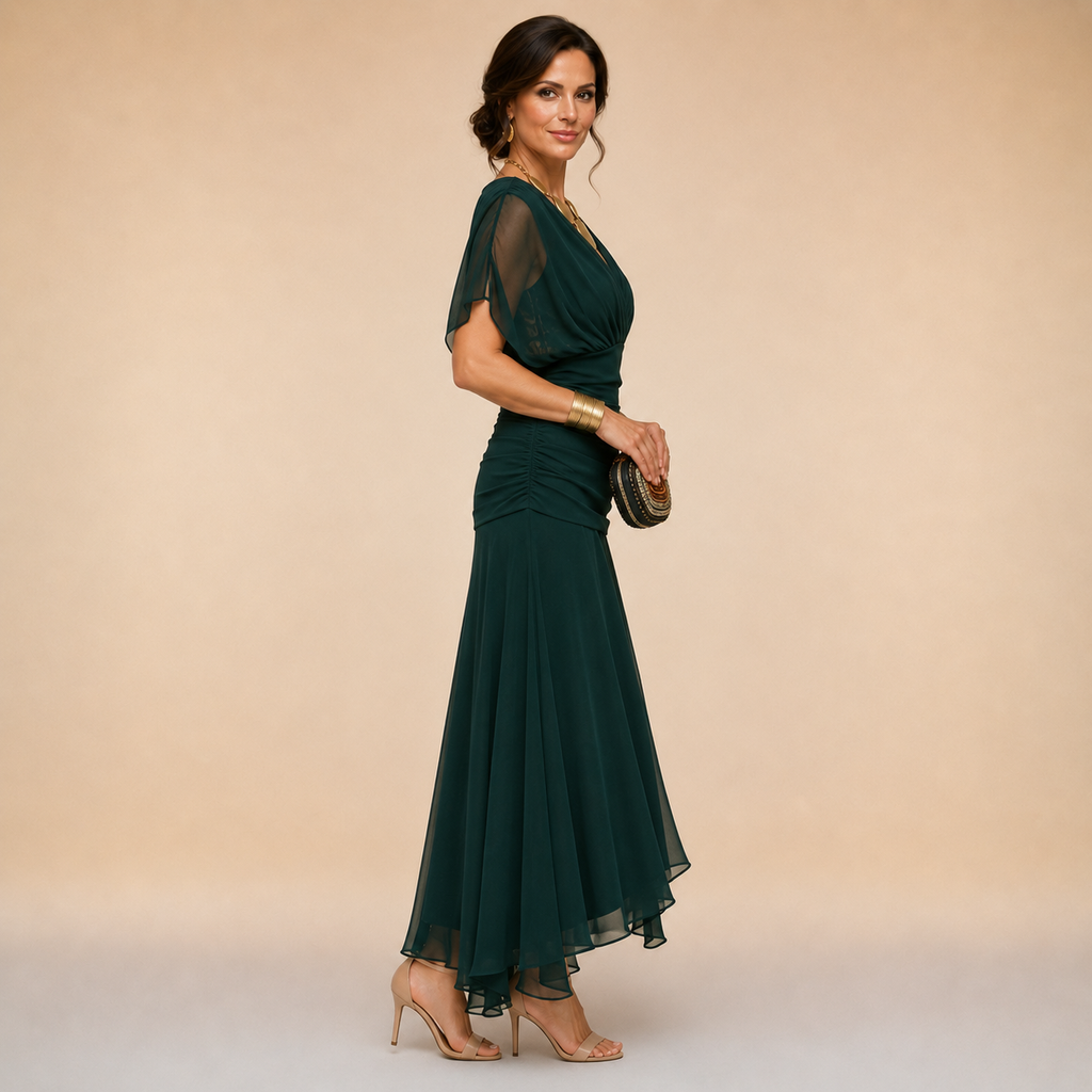 Mikaela | V-Neck Wrap Maxi Dress Maggie & Claire Melbourne