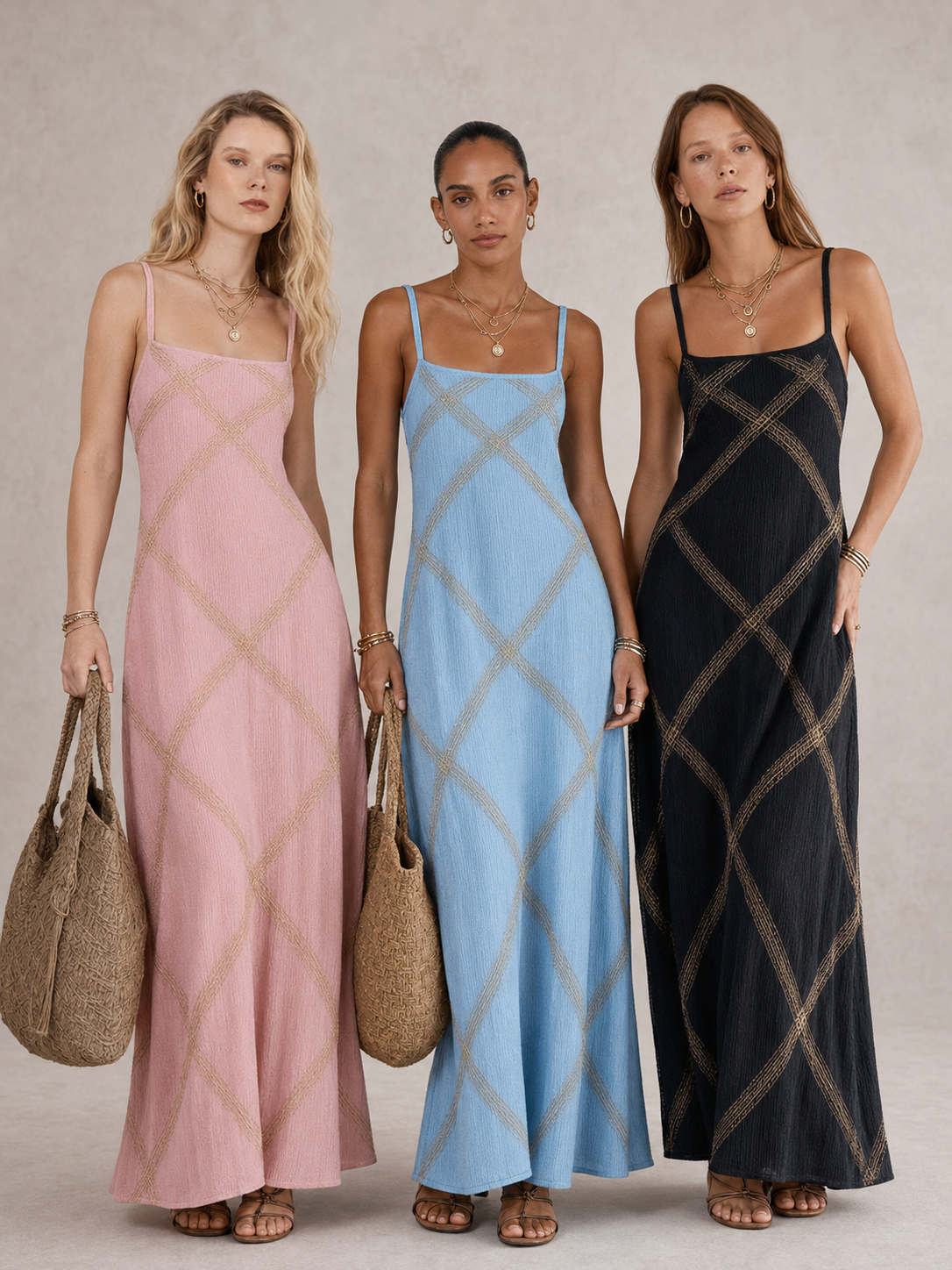 Nour | Robe Losanges Tressés