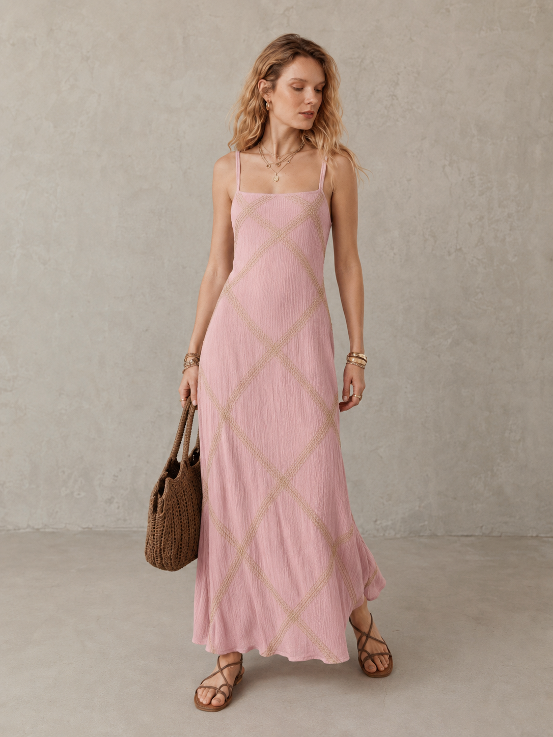 Nour | Robe Losanges Tressés