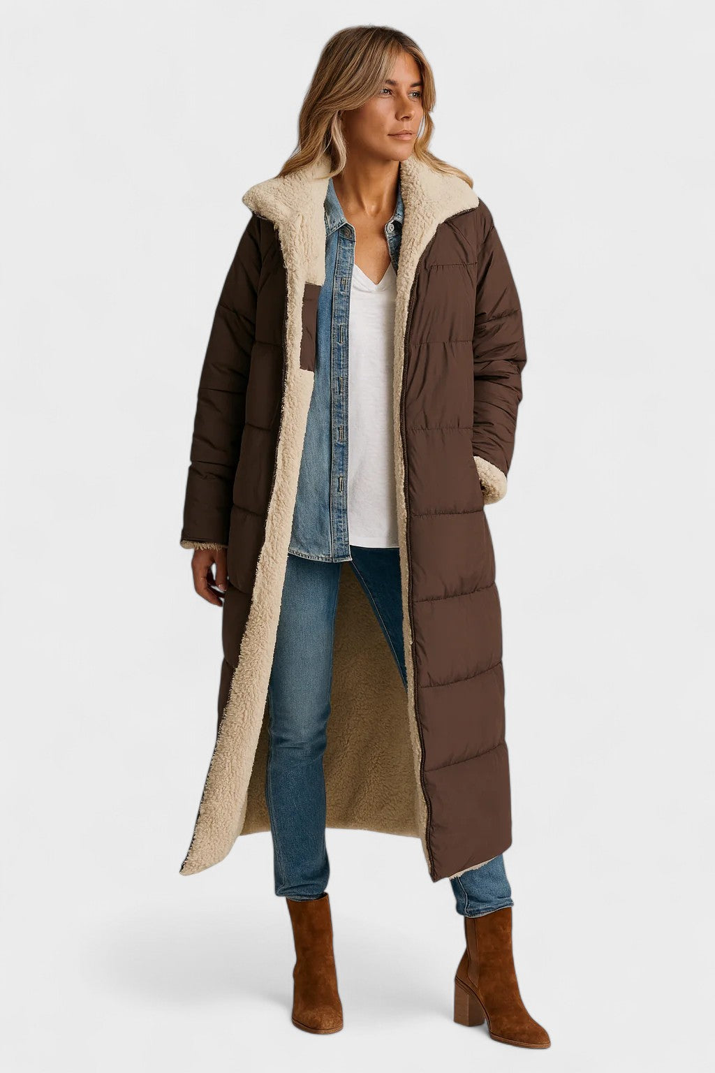 CHAQUETA PREMIUM REVERSIBLE MILLIE™ VELLOR