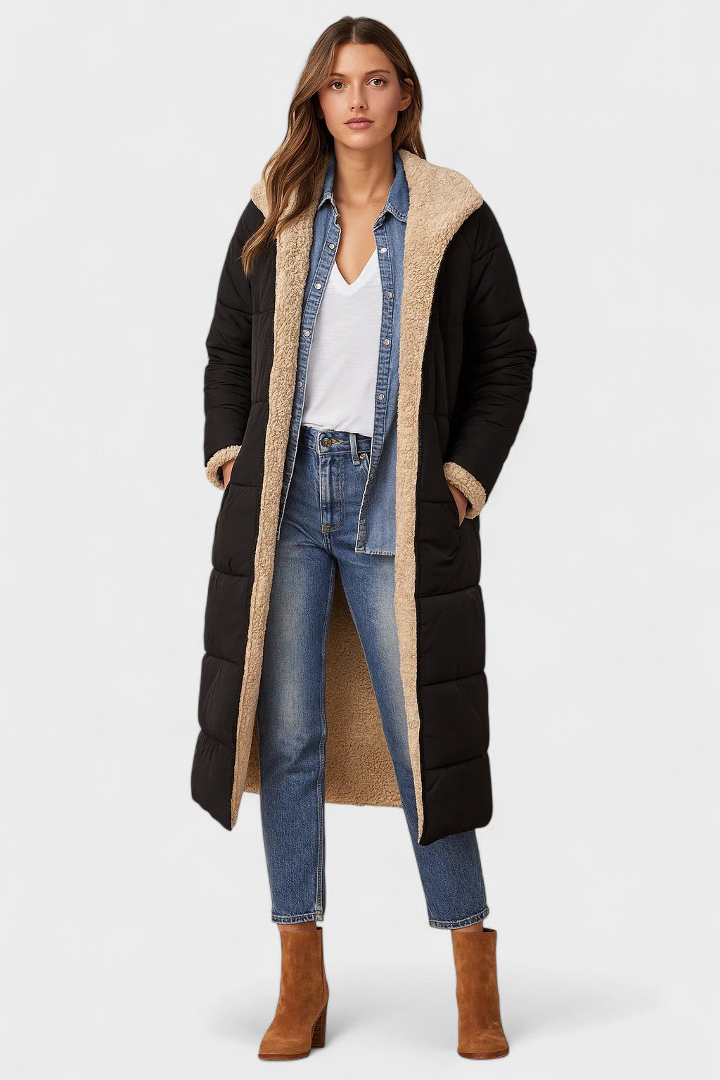 CHAQUETA PREMIUM REVERSIBLE MILLIE™ VELLOR