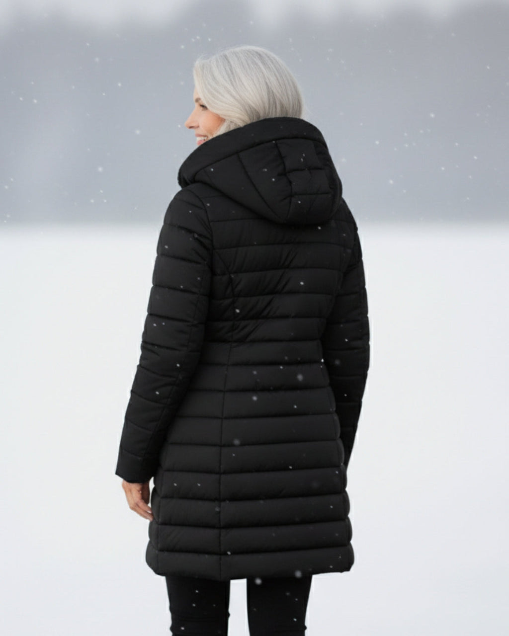 Abrigo acolchado con forro polar Lidia Nova
