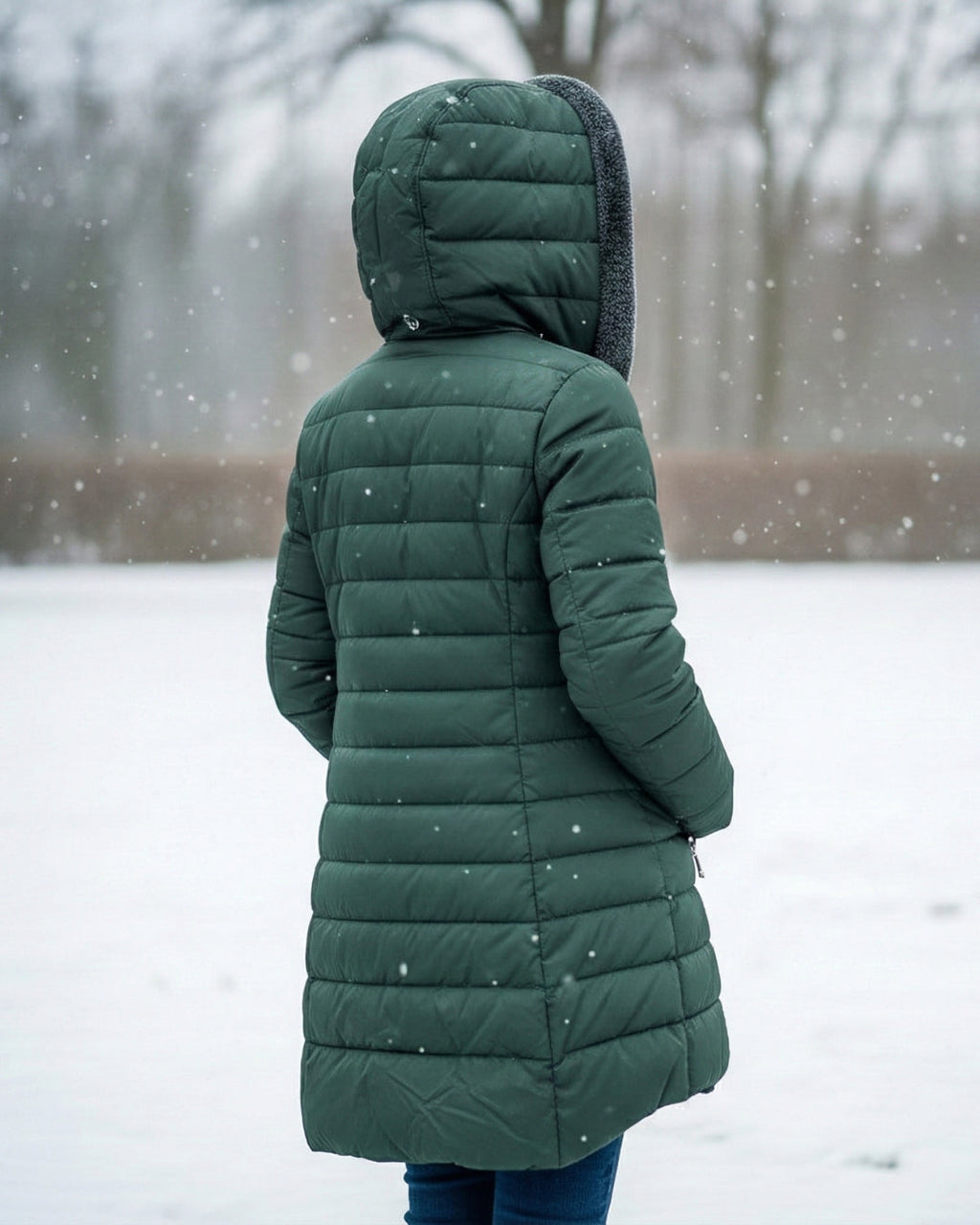 Abrigo acolchado con forro polar Lidia Nova